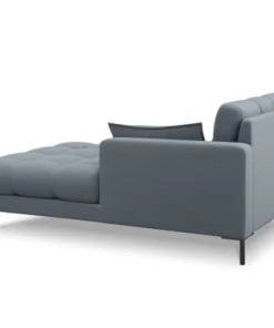 Micadoni Home Méridiennes Méridienne En Tissu Structuré Bleu Clair -Magasin Méridiennes meridienne en tissu structure bleu clair 5