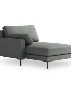 Micadoni Home Méridiennes Méridienne En Tissu Structuré Gris -Magasin Méridiennes meridienne en tissu structure gris 6