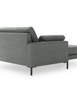 Micadoni Home Méridiennes Méridienne En Tissu Structuré Gris -Magasin Méridiennes meridienne en tissu structure gris 7