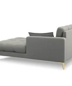 Micadoni Home Méridiennes Méridienne En Tissu Structuré Gris Clair -Magasin Méridiennes meridienne en tissu structure gris clair 13