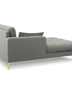 Micadoni Home Méridiennes Méridienne En Tissu Structuré Gris Clair -Magasin Méridiennes meridienne en tissu structure gris clair 18