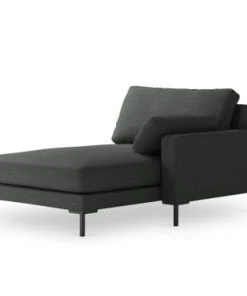 Micadoni Home Méridiennes Méridienne En Tissu Structuré Gris Foncé -Magasin Méridiennes meridienne en tissu structure gris fonce 14