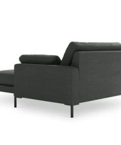 Micadoni Home Méridiennes Méridienne En Tissu Structuré Gris Foncé -Magasin Méridiennes meridienne en tissu structure gris fonce 15