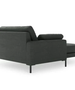 Micadoni Home Méridiennes Méridienne En Tissu Structuré Gris Foncé 11 Micadoni Home Méridiennes Méridienne En Tissu Structuré Gris Foncé -Magasin Méridiennes meridienne en tissu structure gris fonce 4