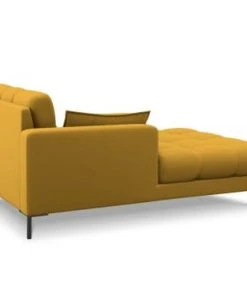 Micadoni Home Méridiennes Méridienne En Tissu Structuré Jaune 10 Micadoni Home Méridiennes Méridienne En Tissu Structuré Jaune -Magasin Méridiennes meridienne en tissu structure jaune 14