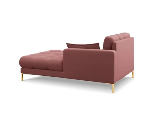 Micadoni Home Méridiennes Méridienne En Tissu Structuré Rose 5 Micadoni Home Méridiennes Méridienne En Tissu Structuré Rose – Image 3