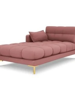 Micadoni Home Méridiennes Méridienne En Tissu Structuré Rose