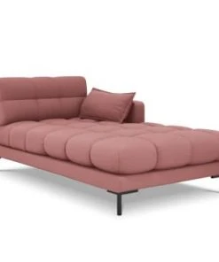 Micadoni Home Méridiennes Méridienne En Tissu Structuré Rose