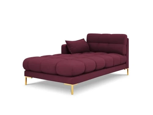 Micadoni Home Méridiennes Méridienne En Tissu Structuré Rouge Foncé 3 Micadoni Home Méridiennes Méridienne En Tissu Structuré Rouge Foncé