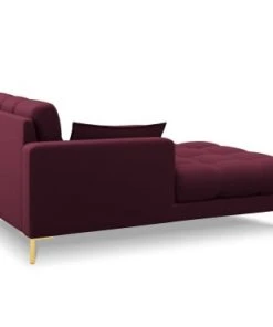 Micadoni Home Méridiennes Méridienne En Tissu Structuré Rouge Foncé 10 Micadoni Home Méridiennes Méridienne En Tissu Structuré Rouge Foncé -Magasin Méridiennes meridienne en tissu structure rouge fonce 28