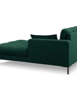 Micadoni Home Méridiennes Méridienne En Tissu Structuré Vert -Magasin Méridiennes meridienne en tissu structure vert 2