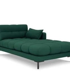 Micadoni Home Méridiennes Méridienne En Tissu Structuré Vert