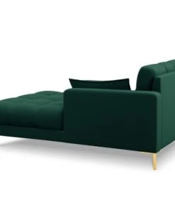 Micadoni Home Méridiennes Méridienne En Tissu Structuré Vert -Magasin Méridiennes meridienne en tissu structure vert 6