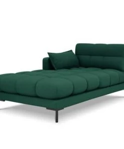 Micadoni Home Méridiennes Méridienne En Tissu Structuré Vert