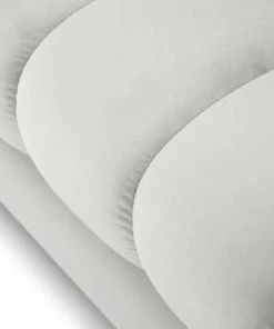 Micadoni Home Méridiennes Méridienne En Velours Argent -Magasin Méridiennes meridienne en velours argent 14