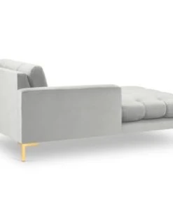 Micadoni Home Méridiennes Méridienne En Velours Argent 10 Micadoni Home Méridiennes Méridienne En Velours Argent -Magasin Méridiennes meridienne en velours argent 19