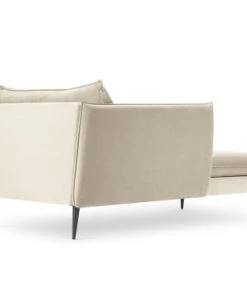 Micadoni Home Méridiennes Méridienne En Velours Beige 10 Micadoni Home Méridiennes Méridienne En Velours Beige -Magasin Méridiennes meridienne en velours beige 2