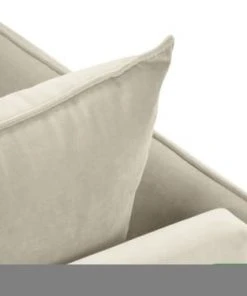 Micadoni Home Méridiennes Méridienne En Velours Beige -Magasin Méridiennes meridienne en velours beige 22