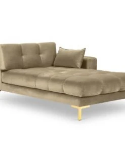 Micadoni Home Méridiennes Méridienne En Velours Beige