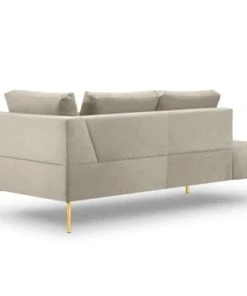 Micadoni Home Méridiennes Méridienne En Velours Beige 10 Micadoni Home Méridiennes Méridienne En Velours Beige -Magasin Méridiennes meridienne en velours beige 36