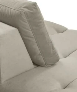 Micadoni Home Méridiennes Méridienne En Velours Beige 11 Micadoni Home Méridiennes Méridienne En Velours Beige -Magasin Méridiennes meridienne en velours beige 37