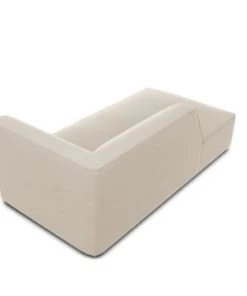 Micadoni Home Méridiennes Méridienne En Velours Beige -Magasin Méridiennes meridienne en velours beige 50