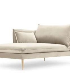 Micadoni Home Méridiennes Méridienne En Velours Beige