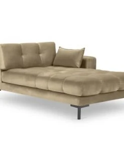 Micadoni Home Méridiennes Méridienne En Velours Beige