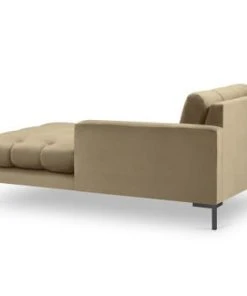 Micadoni Home Méridiennes Méridienne En Velours Beige -Magasin Méridiennes meridienne en velours beige 69