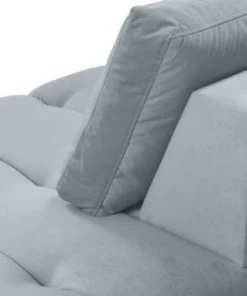 Micadoni Home Méridiennes Méridienne En Velours Bleu Clair 11 Micadoni Home Méridiennes Méridienne En Velours Bleu Clair -Magasin Méridiennes meridienne en velours bleu clair 3