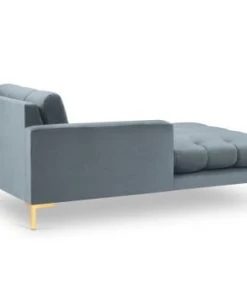 Micadoni Home Méridiennes Méridienne En Velours Bleu Clair 10 Micadoni Home Méridiennes Méridienne En Velours Bleu Clair -Magasin Méridiennes meridienne en velours bleu clair 40