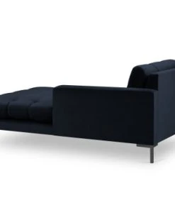 Micadoni Home Méridiennes Méridienne En Velours Bleu Foncé -Magasin Méridiennes meridienne en velours bleu fonce 46