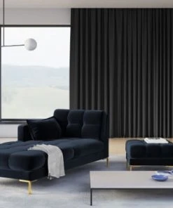 Magasin Méridiennes -Magasin Méridiennes meridienne en velours bleu fonce 52