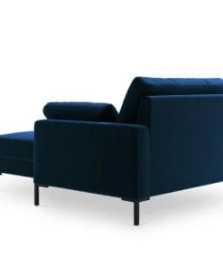 Micadoni Home Méridiennes Méridienne En Velours Bleu Roi 11 Micadoni Home Méridiennes Méridienne En Velours Bleu Roi -Magasin Méridiennes meridienne en velours bleu roi 11