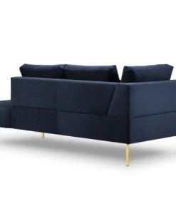 Micadoni Home Méridiennes Méridienne En Velours Bleu Roi -Magasin Méridiennes meridienne en velours bleu roi 14