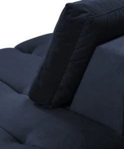 Micadoni Home Méridiennes Méridienne En Velours Bleu Roi -Magasin Méridiennes meridienne en velours bleu roi 15