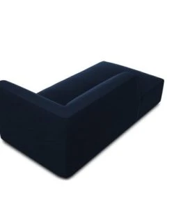 Micadoni Home Méridiennes Méridienne En Velours Bleu Roi -Magasin Méridiennes meridienne en velours bleu roi 21