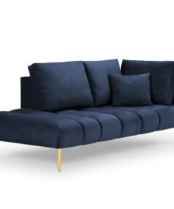 Micadoni Home Méridiennes Méridienne En Velours Bleu Roi