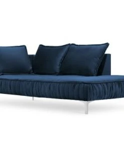 Micadoni Home Méridiennes Méridienne En Velours Bleu Roi