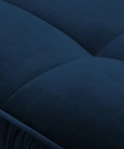 Micadoni Home Méridiennes Méridienne En Velours Bleu Roi -Magasin Méridiennes meridienne en velours bleu roi 49