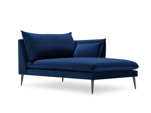 Micadoni Home Méridiennes Méridienne En Velours Bleu Roi 3 Micadoni Home Méridiennes Méridienne En Velours Bleu Roi