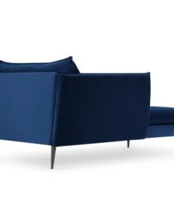 Micadoni Home Méridiennes Méridienne En Velours Bleu Roi -Magasin Méridiennes meridienne en velours bleu roi 6