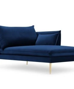Micadoni Home Méridiennes Méridienne En Velours Bleu Roi