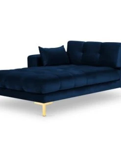 Micadoni Home Méridiennes Méridienne En Velours Bleu Roi