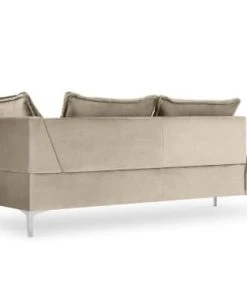 Micadoni Home Méridiennes Méridienne En Velours Cappuccino 10 Micadoni Home Méridiennes Méridienne En Velours Cappuccino -Magasin Méridiennes meridienne en velours cappuccino 12