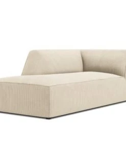 Micadoni Home Méridiennes Méridienne En Velours Côtelé Beige Clair 10 Micadoni Home Méridiennes Méridienne En Velours Côtelé Beige Clair -Magasin Méridiennes meridienne en velours cotele beige clair 2