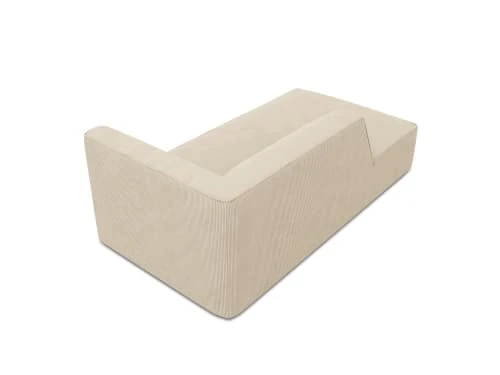 Micadoni Home Méridiennes Méridienne En Velours Côtelé Beige Clair 6 Micadoni Home Méridiennes Méridienne En Velours Côtelé Beige Clair – Image 4