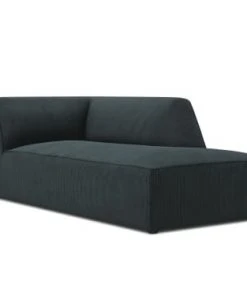 Micadoni Home Méridiennes Méridienne En Velours Côtelé Bleu -Magasin Méridiennes meridienne en velours cotele bleu 13