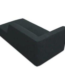 Micadoni Home Méridiennes Méridienne En Velours Côtelé Bleu -Magasin Méridiennes meridienne en velours cotele bleu 14