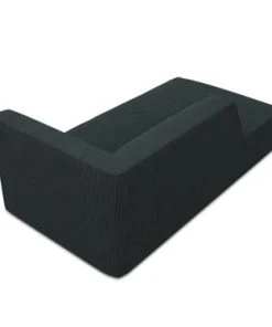 Micadoni Home Méridiennes Méridienne En Velours Côtelé Bleu -Magasin Méridiennes meridienne en velours cotele bleu 8